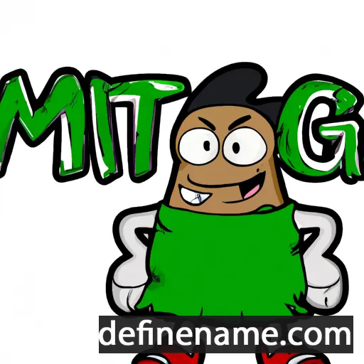 cartoon of the name Mitag