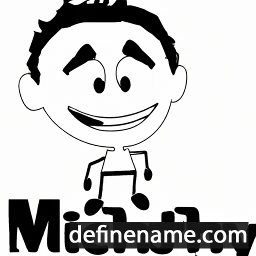 cartoon of the name Mitchy