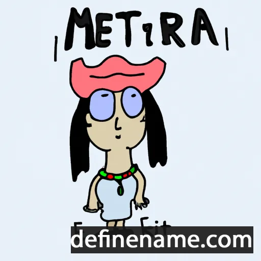 cartoon of the name Miteraĸ