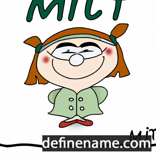 cartoon of the name Miti