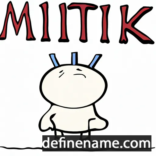 cartoon of the name Mitiku