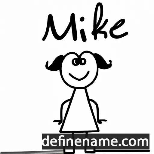 cartoon of the name Mitke