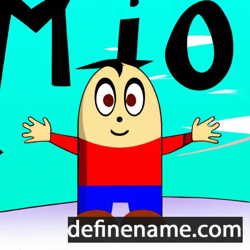 cartoon of the name Mitó