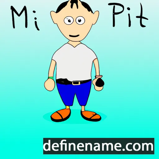 cartoon of the name Mitri