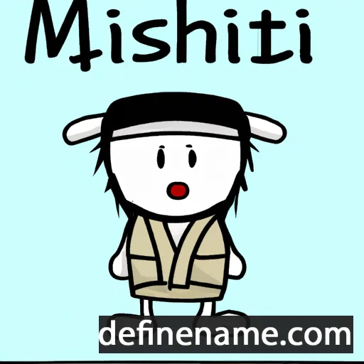 cartoon of the name Mitsuhei