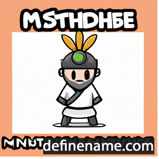 cartoon of the name Mitsuhide