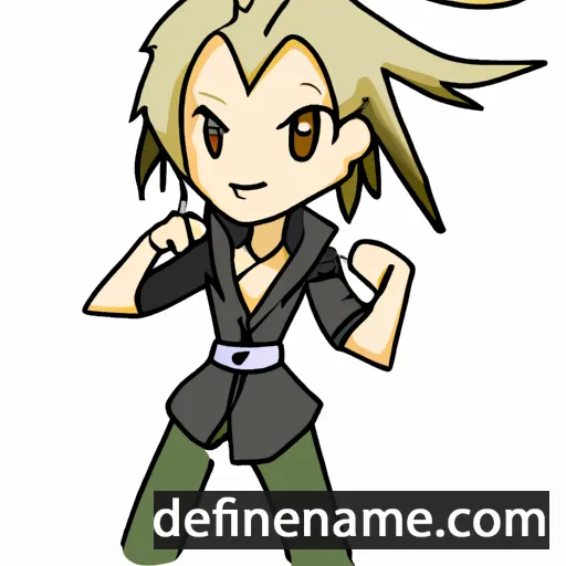 cartoon of the name Mitsukaze