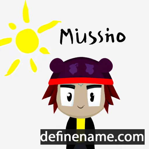 Mitsuno cartoon