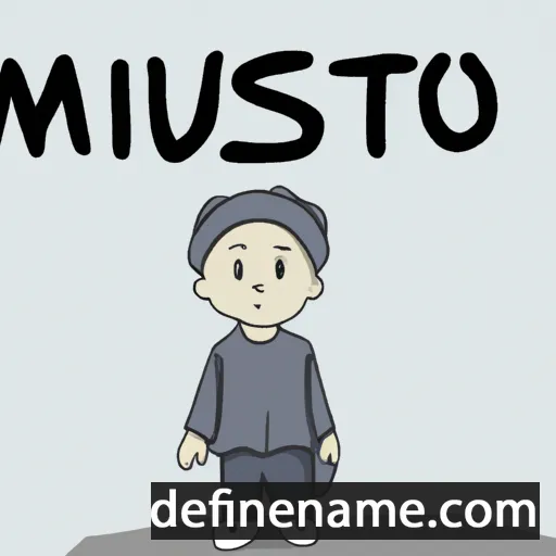 cartoon of the name Mitsurou