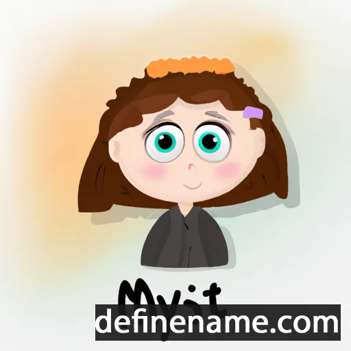 cartoon of the name Mitsya