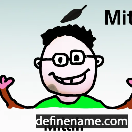 cartoon of the name Mittal