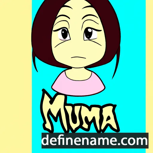 cartoon of the name Miuna