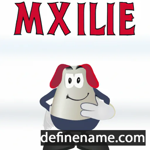 cartoon of the name Mixeil