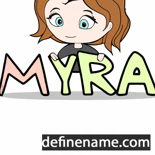 Miyra cartoon