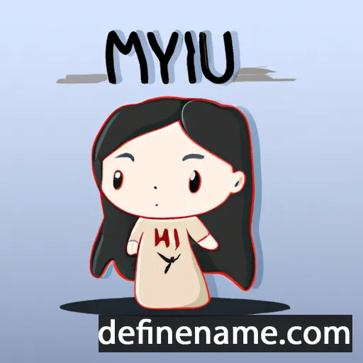 Miyū cartoon