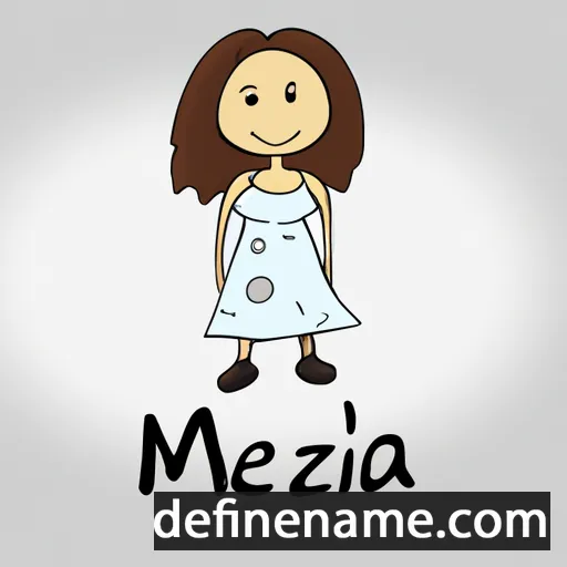 cartoon of the name Mizela