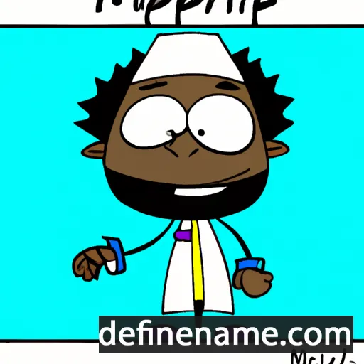 cartoon of the name Mizpah