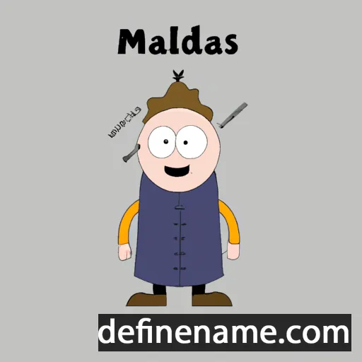 Mjalldís cartoon