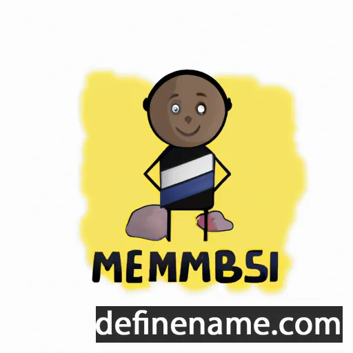 cartoon of the name Mmenimabasi