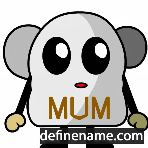 cartoon of the name Mɔmɔlu