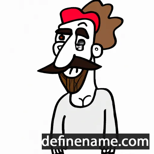 cartoon of the name Mnislav