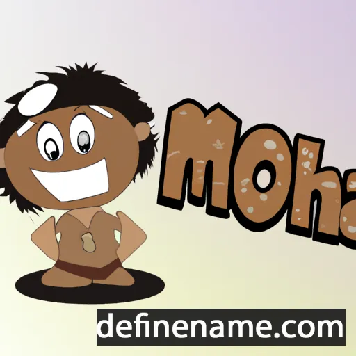 cartoon of the name Moacha