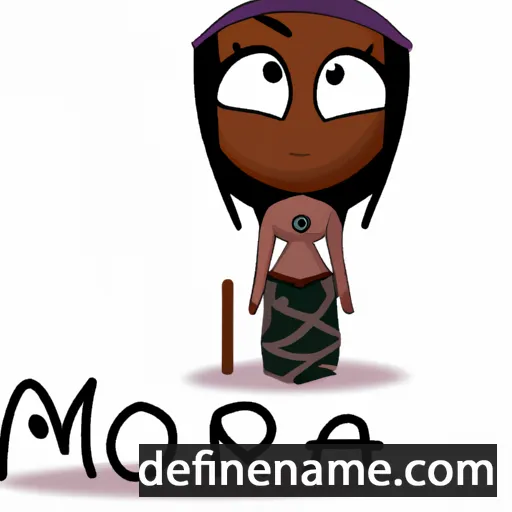 cartoon of the name Moara