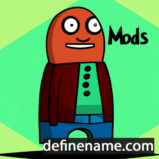 cartoon of the name Módís