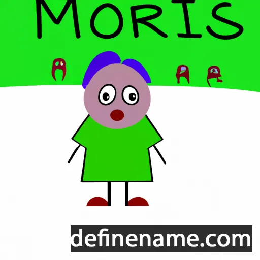 cartoon of the name Mórits