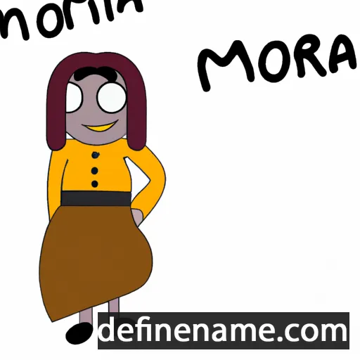 cartoon of the name Mönirä