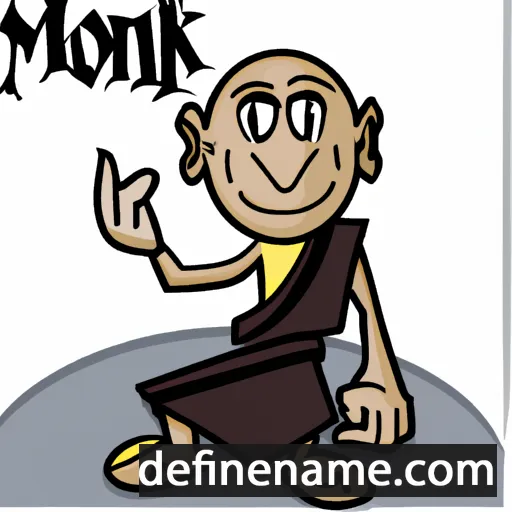 cartoon of the name Mönkh