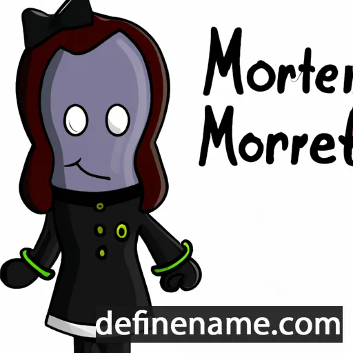 cartoon of the name Môrténe