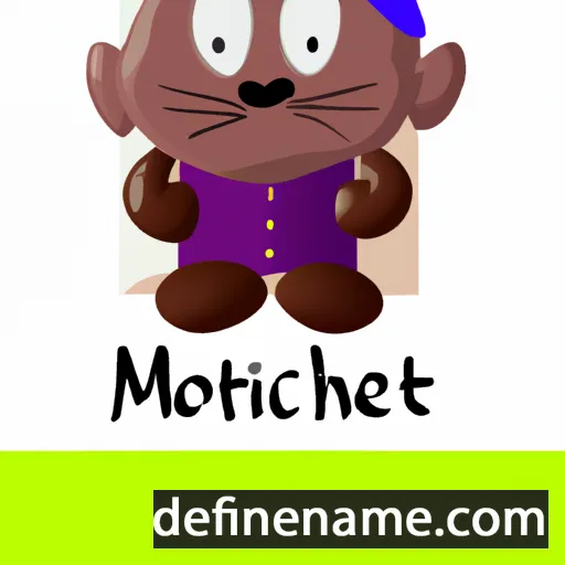 cartoon of the name Mochamet