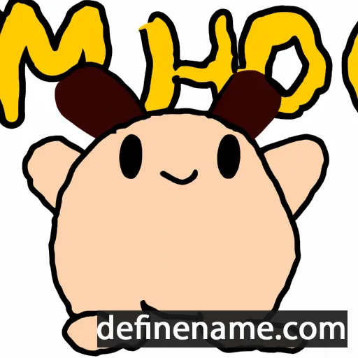 cartoon of the name Mochio