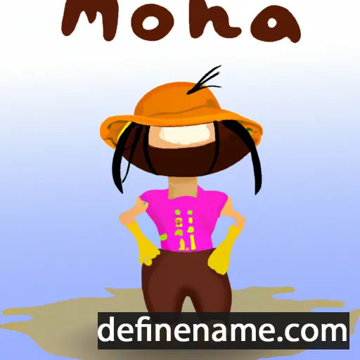 cartoon of the name Mochta