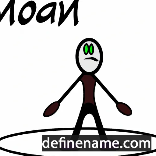 cartoon of the name Modan