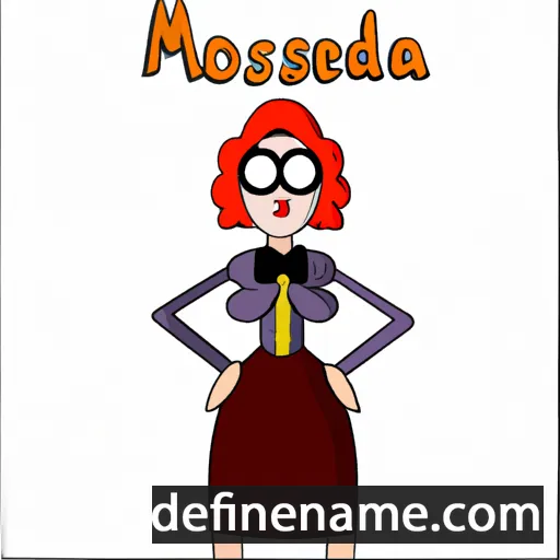 Modèsta cartoon