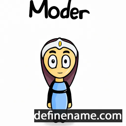 Modeera cartoon