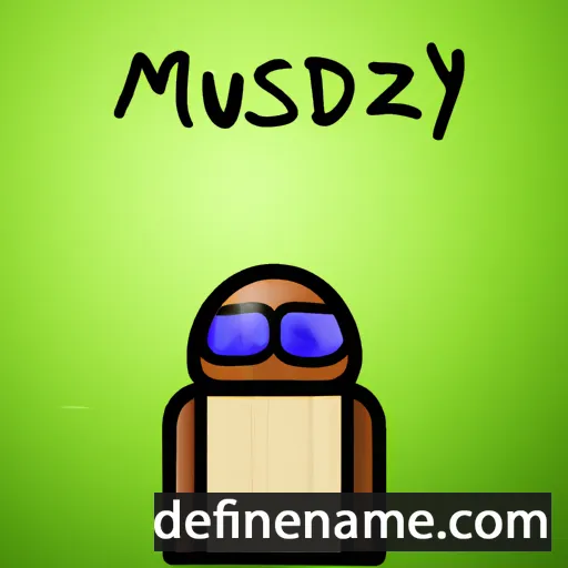 cartoon of the name Modesztusz