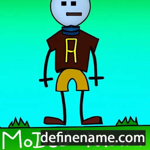 cartoon of the name Modwen