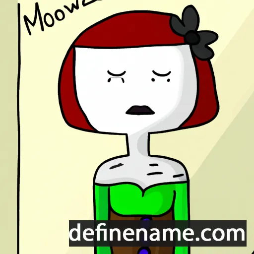 cartoon of the name Modwenna