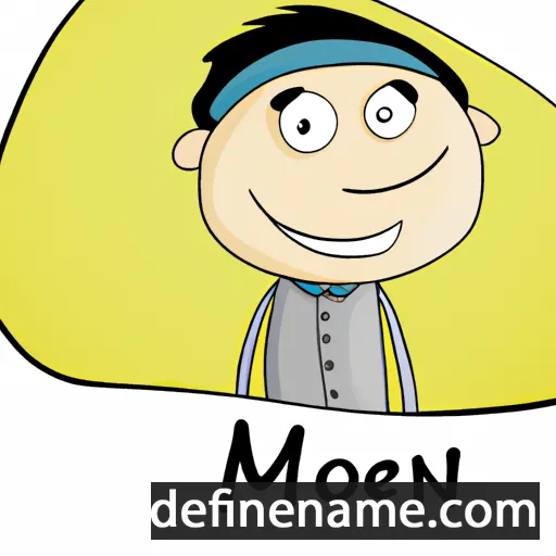 cartoon of the name Moeen