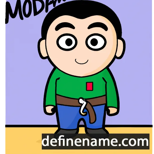 cartoon of the name Moehamad