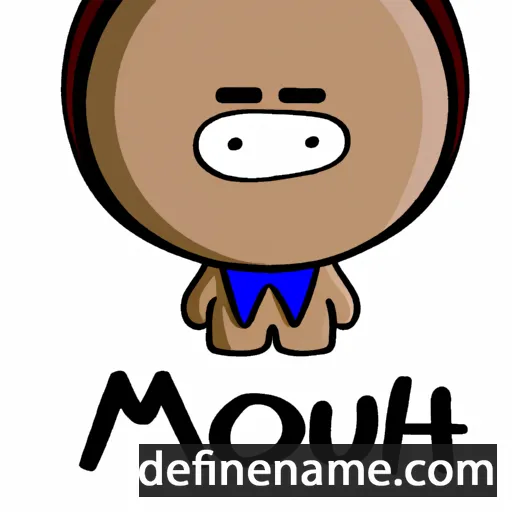 cartoon of the name Moehau