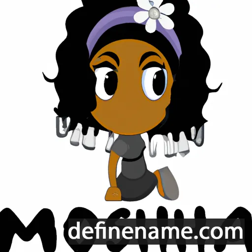 cartoon of the name Moeisha