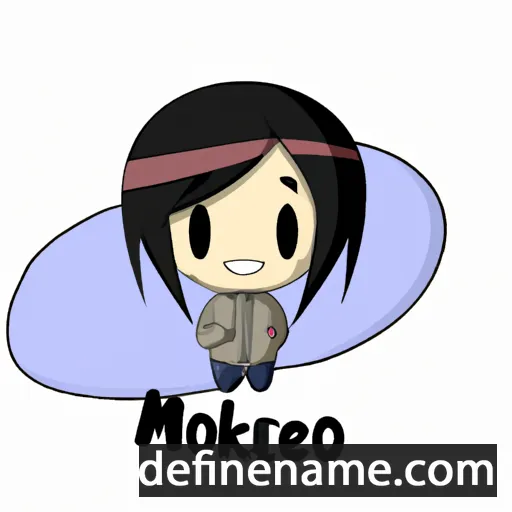 cartoon of the name Moeko