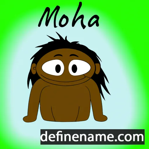 cartoon of the name Moemoeā