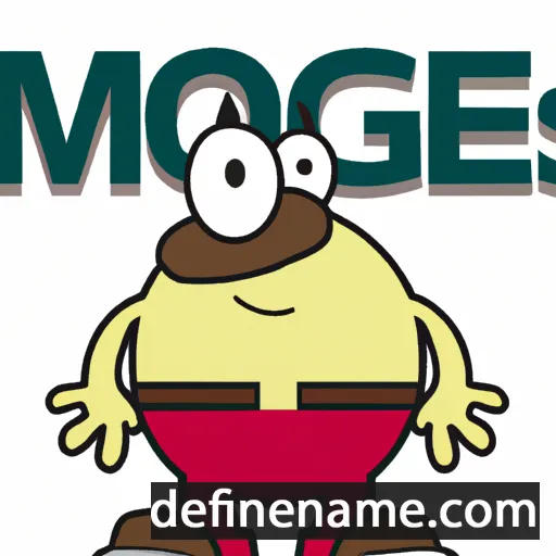 cartoon of the name Moges