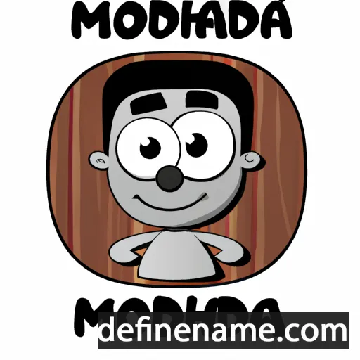 cartoon of the name Mohannad