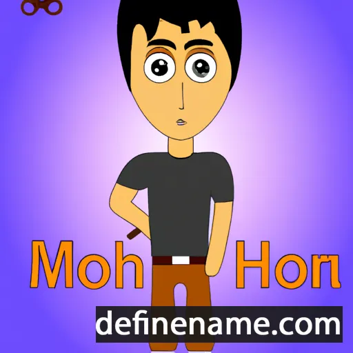 cartoon of the name Mohinav